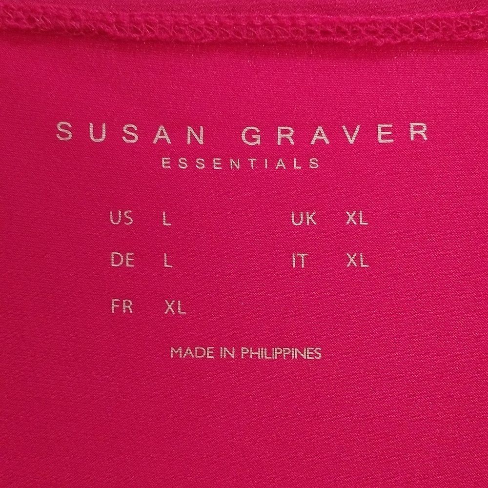 Susan Graver Vibrant Pink Tank Top - Picture 2 of 3